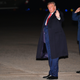 US President Donald Trump waves after stepping off Air Force One upon arrival at Andrews Air Force Base in Maryland on September 30, 2020.